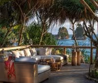 Villa Haweri Estate on Sumba, Espace de vie extérieur avec vue